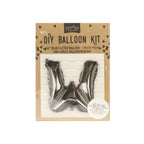 Silver Foil Letter Balloons- 5 Inner Pack