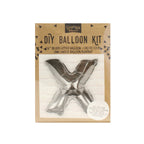Silver Foil Letter Balloons- 5 Inner Pack