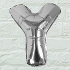 Silver Foil Letter Balloons- 5 Inner Pack