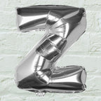 Silver Foil Letter Balloons- 5 Inner Pack