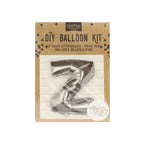 Silver Foil Letter Balloons- 5 Inner Pack