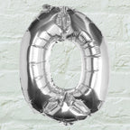 Silver Foil Number Balloon