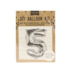 Silver Foil Number Balloon