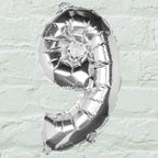 Silver Foil Number Balloon