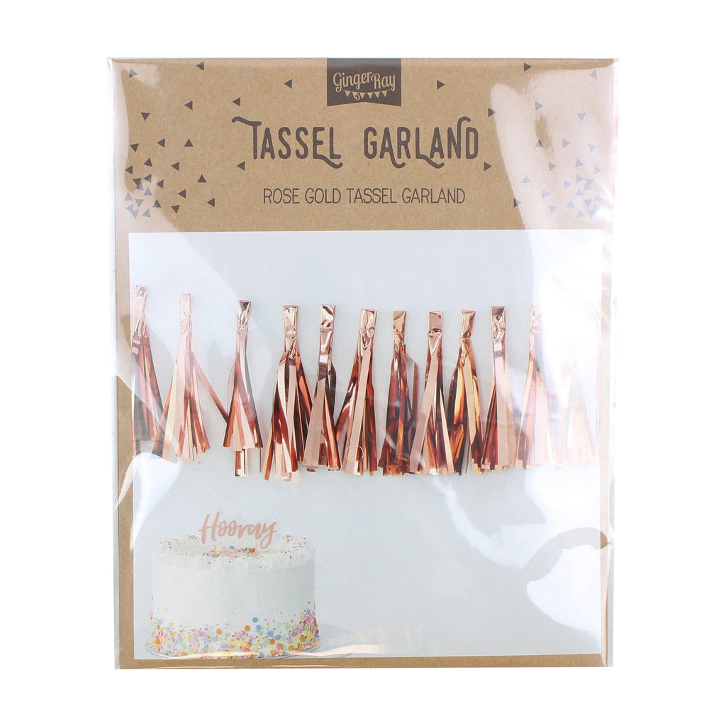 Rose Gold Tassel Garland
