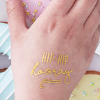 Gold Foiled Temporary Tattoos - Pick and Mix- 10 Inner Pack