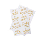 Gold Foiled Temporary Tattoos - Pick and Mix- 10 Inner Pack