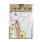 Gold Foiled Temporary Tattoos - Pick and Mix- 10 Inner Pack