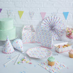 Sprinkles Paper Fan Decorations - Pick and Mix