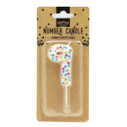 Polka Dot Candle Number 9 - Pick and Mix- 10 Inner Pack