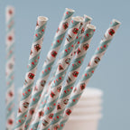 Paper Straws - Patchwork Owl