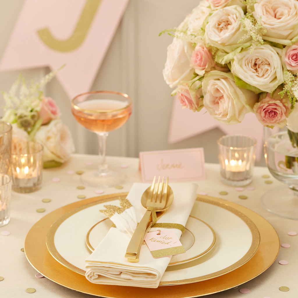 Pink & Gold Candy Bar Bunting - Pastel Perfection- 5 Inner Pack