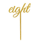 Gold Glitter Wedding Table Numbers 1-12