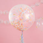 Giant Pastel Confetti Balloons