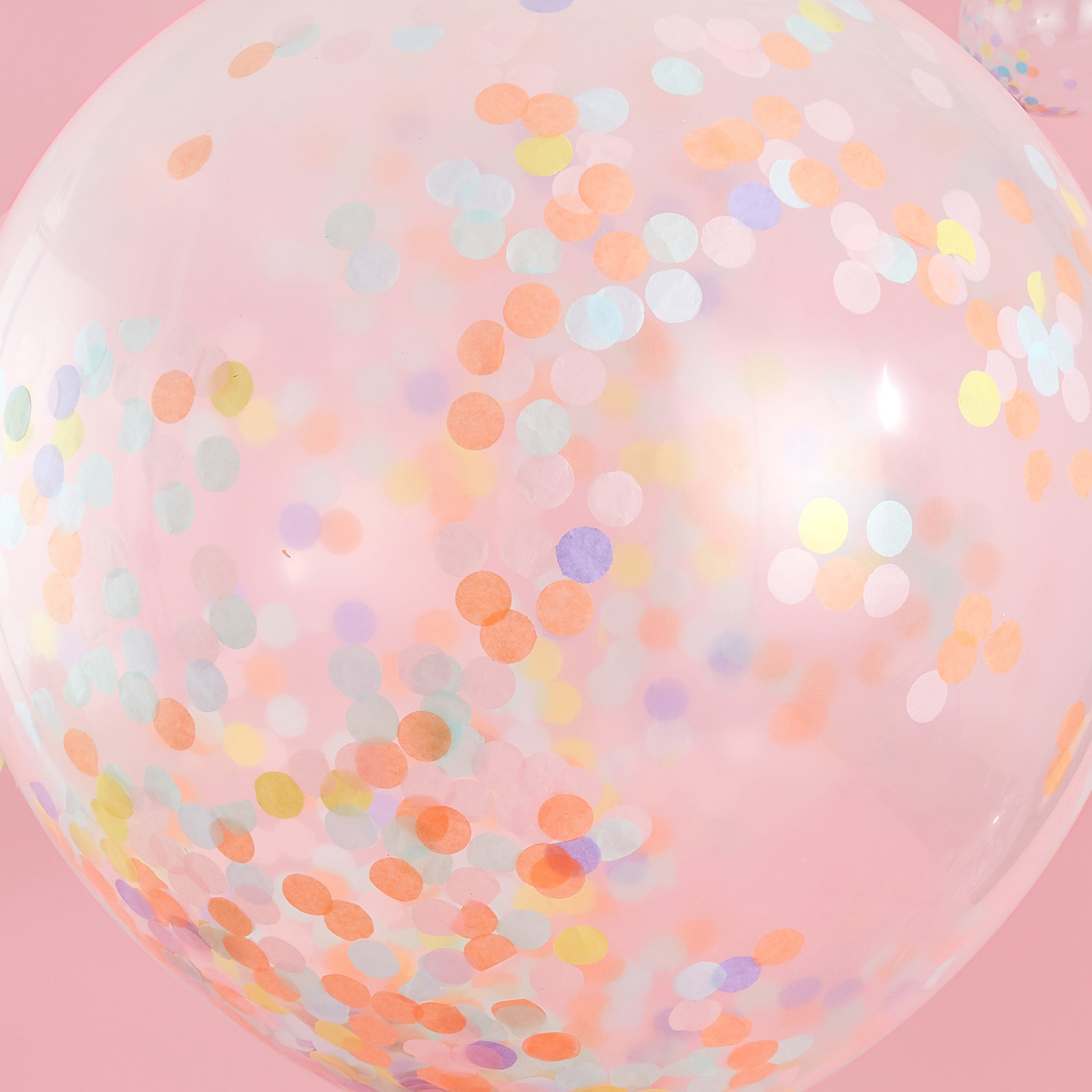Giant Pastel Confetti Balloons