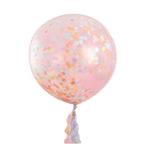 Giant Pastel Confetti Balloons- 5 Inner Pack