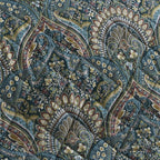 Palais Teal Quilted Bedspread
