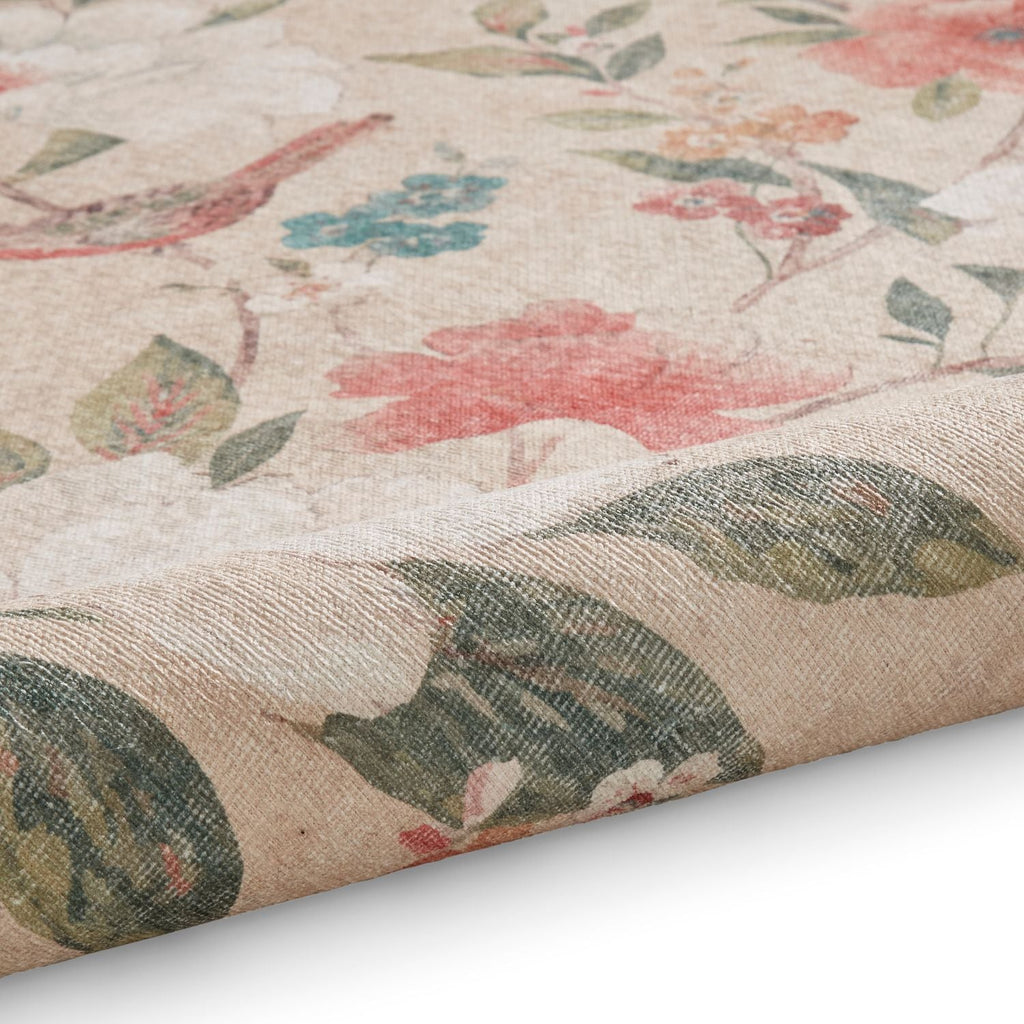Catherine Lansfield Pipa Floral Natural Rug