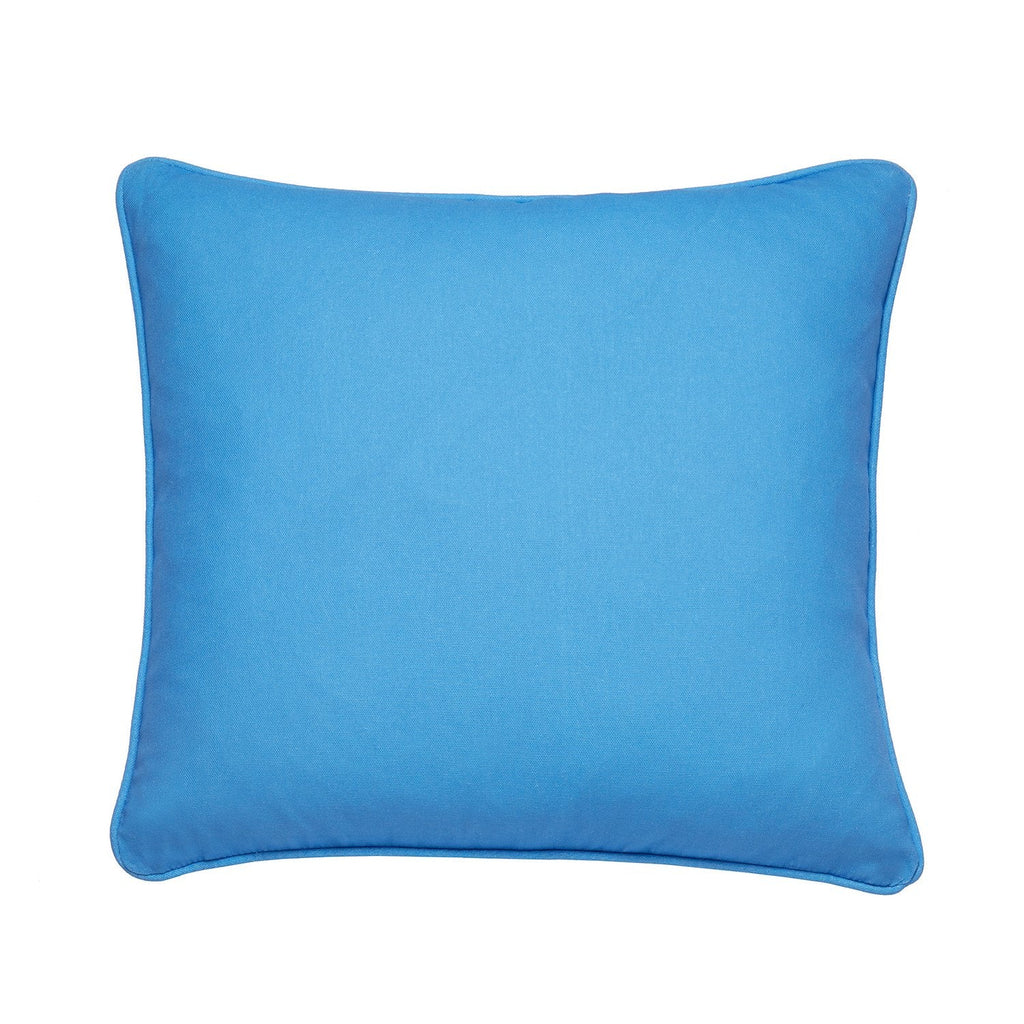 Blue Plain Dye Outdoor Cushion (43cm x 43cm)