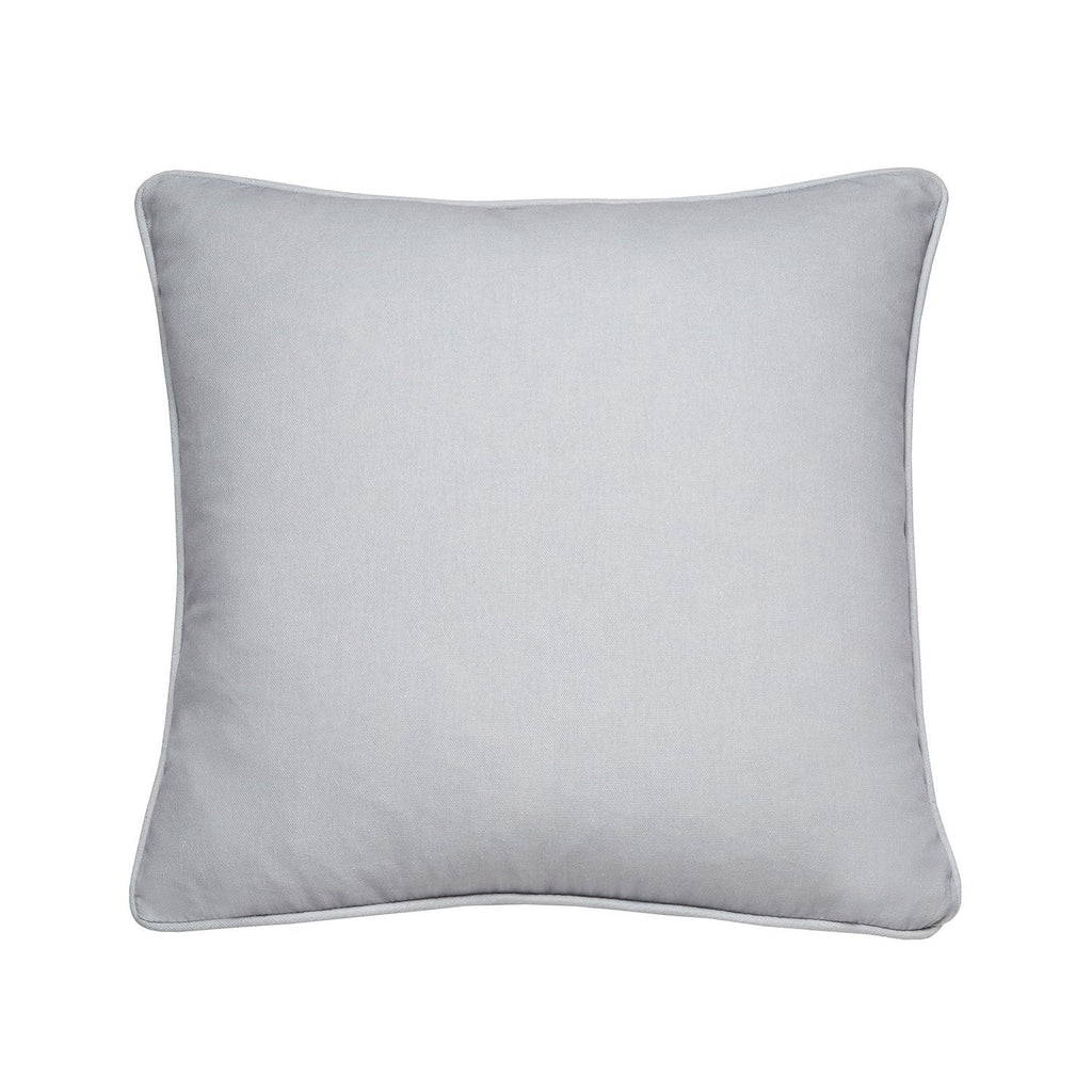 Silver Plain Dye Outdoor Cushion (43cm x 43cm)