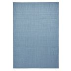 POP Outdoor Blue Flat Weave Plain Rug