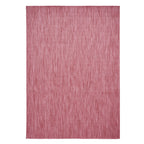 POP Outdoor Red Flat Weave Plain Rug