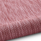 POP Outdoor Red Flat Weave Plain Rug