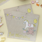 1st Birthday Napkins - Rock-a-bye- 10 Inner Pack