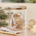 Festive Memory Jar with Gold Tree Notelets
