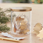 Festive Memory Jar with Gold Tree Notelets