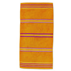 Catherine Lansfield Rainbow Orange / Pink Beach Towel Pair