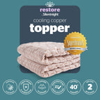 Silentnight Restore Cooling Copper Mattress Topper
