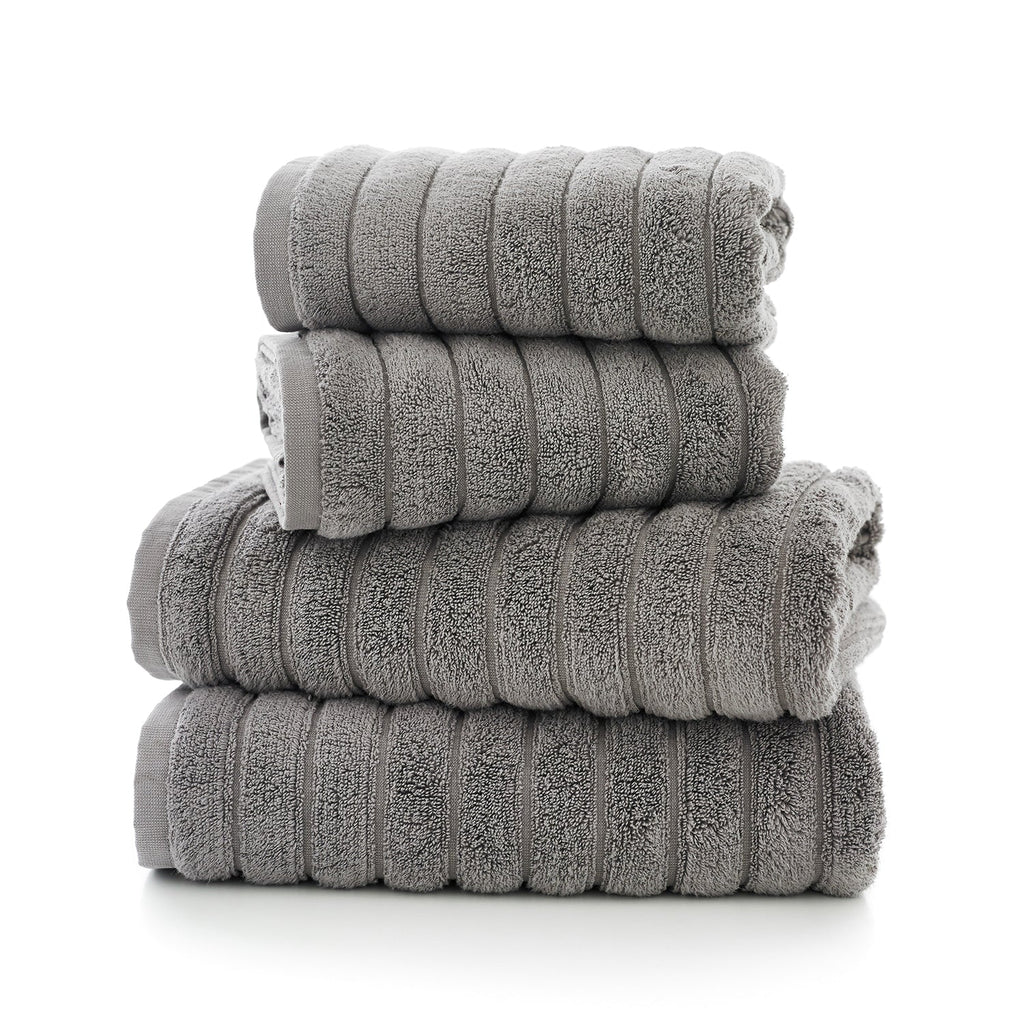 The Lyndon Company Ribbleton 700gsm Zero Twist Dove Grey Towels