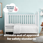 Silentnight Safe Nights Grey Star 100% Cotton Cot Bed Duvet Set