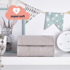 Silentnight Safe Nights Grey 100% Cotton Baby Fitted Sheet (2 Pack)
