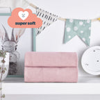 Silentnight Safe Nights Pink 100% Cotton Baby Fitted Sheet (2 Pack)