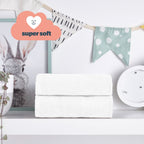 Silentnight Safe Nights White 100% Cotton Baby Fitted Sheet (2 Pack)