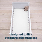 Silentnight Safe Nights White 100% Cotton Baby Fitted Sheet (2 Pack)