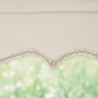 Cream Scalloped Roller Blind
