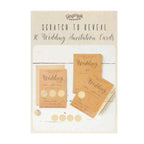 Kraft Scratch The Date Wedding Invitations - Scratch & Reveal- 10 Inner Pack