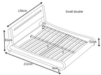 Seville Grey LED Bed