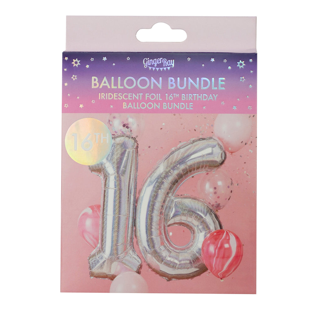 16th Birthday Balloon Bundle- 5 Inner Pack