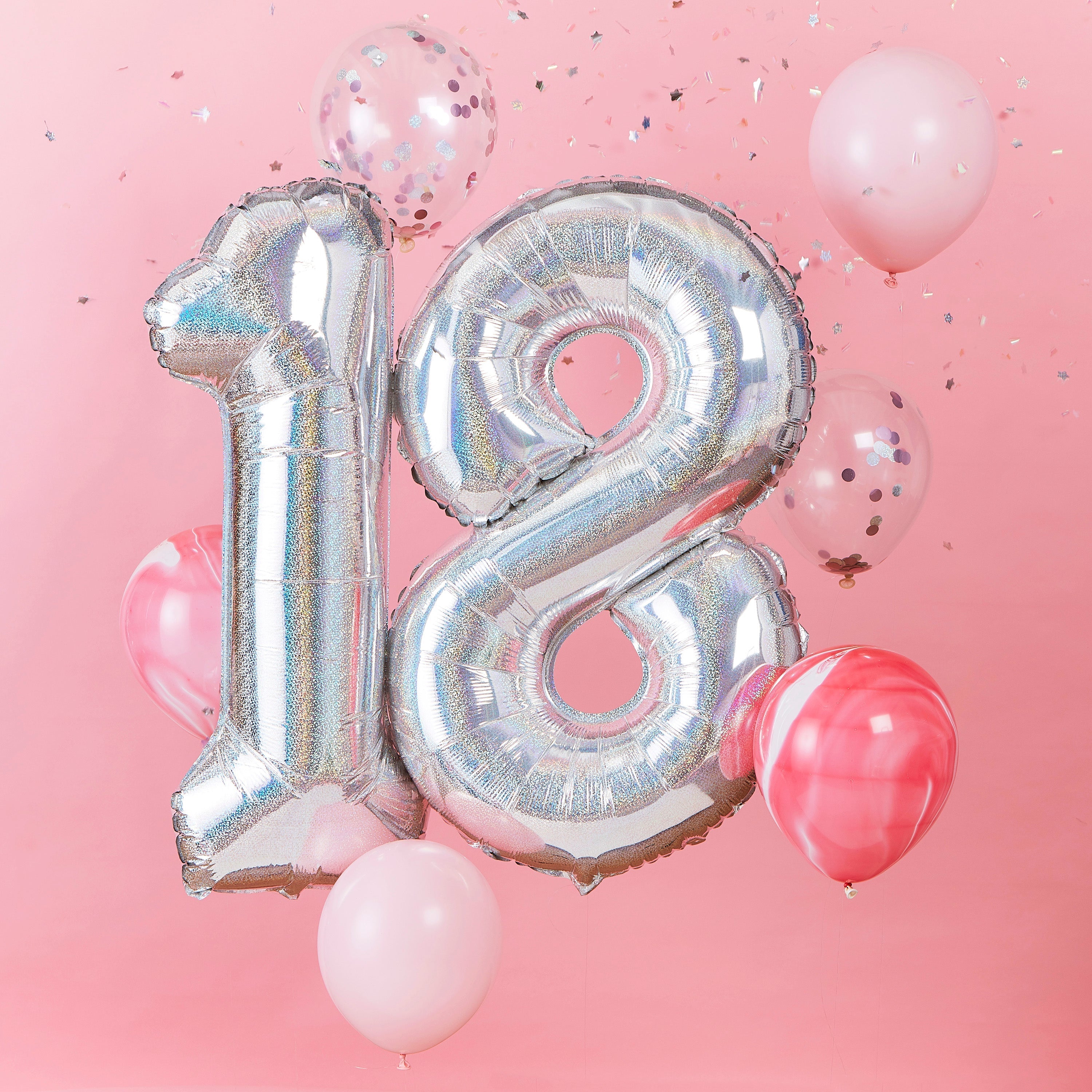 18th Birthday Balloons Bundle- 5 Inner Pack