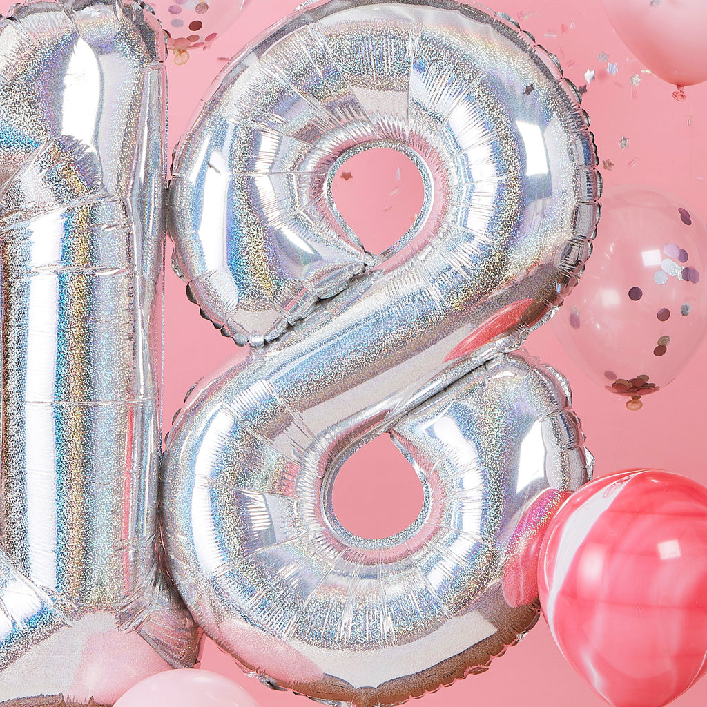 18th Birthday Balloons Bundle