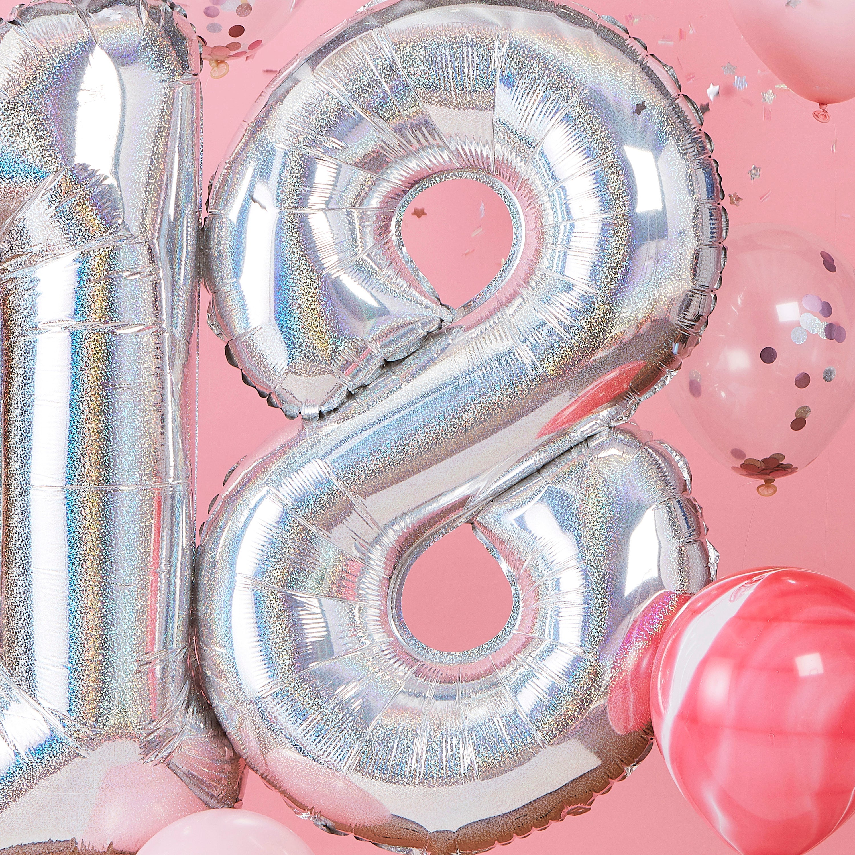 18th Birthday Balloons Bundle
