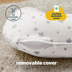Silentnight Safe Nights Grow With Me Grey Star Pillow