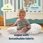 Silentnight Safe Nights Grow With Me Grey Star Pillow