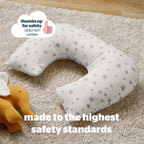 Silentnight Safe Nights Grow With Me Grey Star Pillow