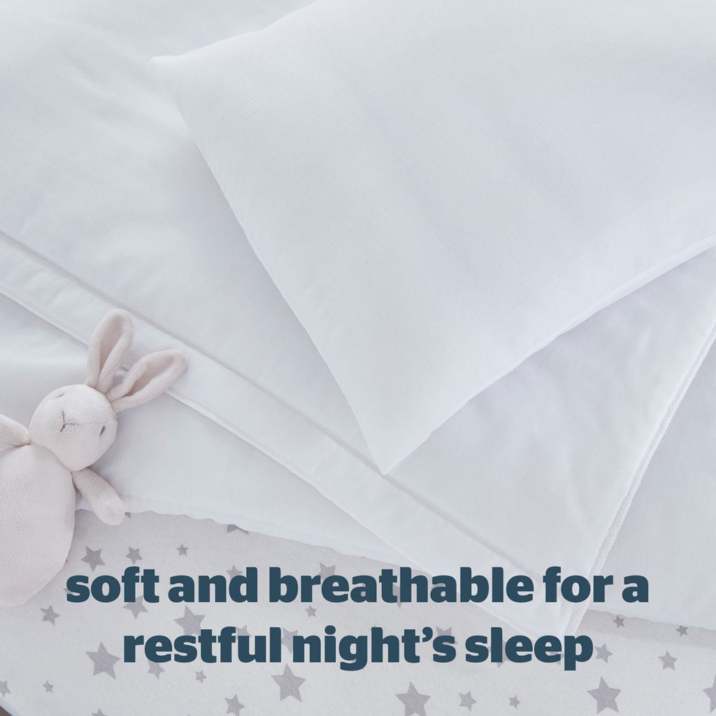 Silentnight Safe Nights 4.5 Tog Toddler Cot Bed Duvet and Pillow Set