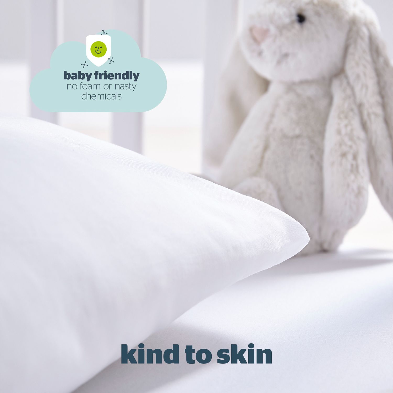 Silentnight Safe Nights 4.5 Tog Toddler Cot Bed Duvet and Pillow Set